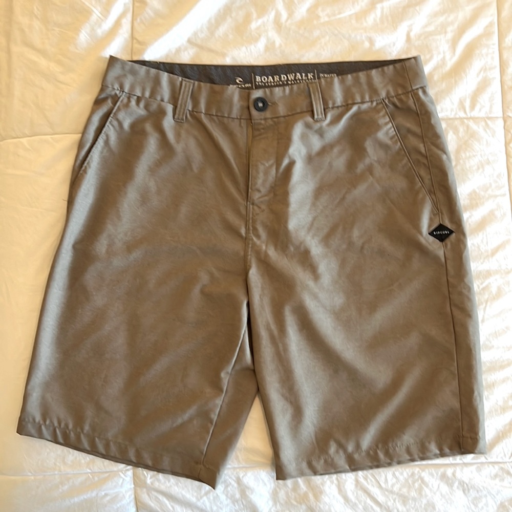 Rip Curl Boardwalk hybrid board shorts khaki men’s 34